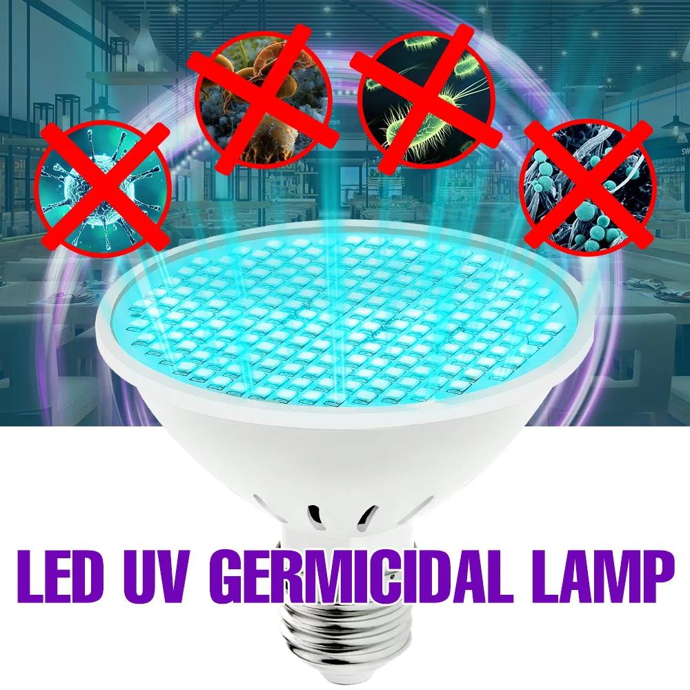   UVC LED  25W 35W 50W E27 Desinfection  LED UV ձ  220V ڿܼ Bactericidal  110V